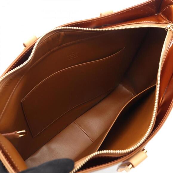 LOUIS VUITTON Brown Leather Tote Bag - Picture 3 of 10